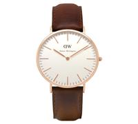 Daniel Wellington Mens Classic 40mm Bristol Rose Gold Watch RRP £169