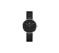 Daniel Wellington Petite Ashfield, Black/Silver Watch, Mesh, for Women