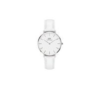 Daniel Wellington Petite Bondi, White/Silver Watch, 32mm, Leather, for Women