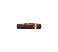 Daniel Wellington Petite Bristol, Brown/Rose Gold Watch Strap, 12mm, Leather, for Women
