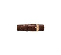 Daniel Wellington Petite Bristol, Brown/Silver Watch Strap, 14mm, Leather, for Women