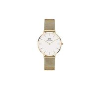 Daniel Wellington Petite Evergold Women’s Watch - Japanese Quartz Movement, Stainless Steel Mesh Strap, Water Resistant, Gold Watch for Women