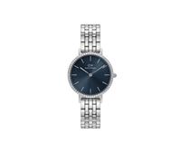 Daniel Wellington Petite Lumine Bezel 28mm Arctic Blue Silver - Stainless Steel / Mineral Glass