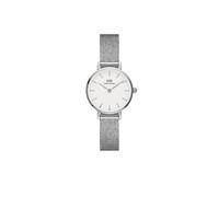 Daniel Wellington Petite Pressed Sterling 24mm White Silver Mesh - Stainless Steel / Mineral Glass