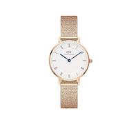 Daniel Wellington DW00100681 Petite Roman 28mm Quartz Unisex White Rosé gold ...