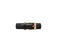 Daniel Wellington Petite Sheffield, Black/Rose Gold Watch Strap, 14mm, Leather, for Women
