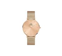 Daniel Wellington Petite Sterling Unisex Watch - Japanese Quartz Movement, Stainless Steel Mesh Strap, Water Resistant, Analog Watch for Women & Men