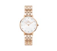 Daniel Wellington Petite White Mother of Pearl Dial Steel Women Watch DW00100613