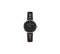 Daniel Wellington Petite York, Brown/Rose Gold Watch, 32mm, Leather, for Women
