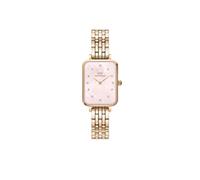 Daniel Wellington Quadro 5-Link Bezel Women's Watch - 20x26mm Square Case, Stainless Steel Strap, Japanese Quartz Movement, Water Resistant, Analog Watch for Women