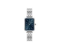 Daniel Wellington Quadro Lumine Bezel 5 Link 20x26mm Arctic Blue - Stainless Steel / Mineral Glass