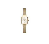 Daniel Wellington Quadro Mini Evergold 15.4x18.2mm Champagne Gold Mesh Watch DW00100656 - Stainless Steel / Mineral Glass