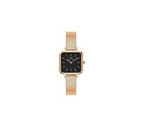 Unisex Daniel Wellington Quadro Studio 22 X 22 Rose Hold Black Dial Watch DW00100518