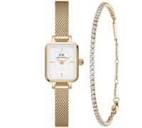 Daniel Wellington Quadro Tennis Giftset DW00388725 - Woman - 15 mm - Analogue - Quartz - Mineral Glass White 10 mm