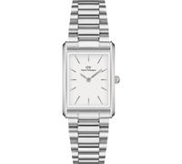 Daniel Wellington Bound Unisex Watch, Vintage Square Watch for Women and Men, silver, 32x22, Modern