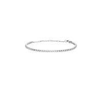 Daniel Wellington Classic Tennis Bracelet - High Quality 316L Stainless Steel & Elegant Crystal Delicate Tennis Bracelet for Women, Adjustable 7 in