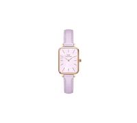 Daniel Wellington women's watch Quadro Pastel purple DW00100637 steel leather strap