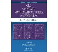 Daniel Zwilling CRC Standard Mathematical Tables and Form (Hardback) (US IMPORT)