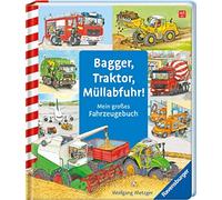 Daniela Prusse Wolfga Bagger, Traktor, Müllabfuhr: Mein großes Fahr (Paperback)