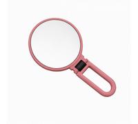 Danielle Creations 10x Soft Touch Folding Hand Mirror, Blush Pink