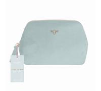 Danielle Creations Bee Embroidered Large Boxy Make-Up Bag In Light Green Light Green