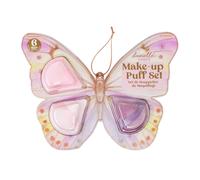 Danielle Creations Butterfly Make Up Puff Set 6 Pack In Pink Pink