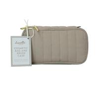 Danielle Creations Beige Slouch Small Cosmetic Make Up & Brush Case Danielle Creations Beige