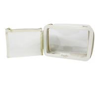 Danielle Creations Cream Slouch Cosmetic Travel Case Duo Danielle Creations Cream
