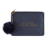 Danielle Creations Eat Sleep Contour Repeat Navy Make Up Pouch Navy One Size