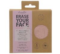 Reusable Make Up Removing Cloth Set of 4 Eco Friendly Erase Your Face