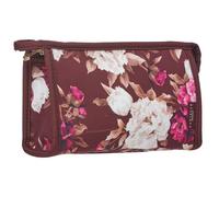 Danielle Creations Floral Burgundy Cosmetic Make Up Bag Burgundy