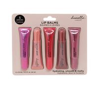 Danielle Creations Lip Balm Gift Set Fruity Sweet Lip Care Hydrating Strawberry Raspberry 5x10ml