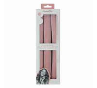 Danielle Creations Heatless Curls Hair Rods Jumbo Size Volumising Plush Pink Hair Styling Rollers