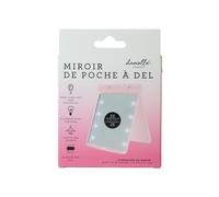 Danielle Creations LED Pocket Mirror Blush Pink 1 Set