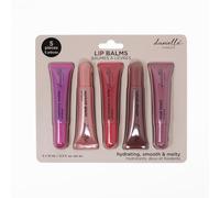Danielle Creations Lip Balm Gift Set Fruity Sweet Lip Care Hydrating Strawberry Raspberry 5x10ml