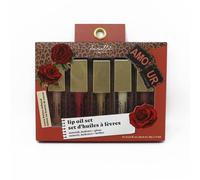 Danielle Creations Lip Oil Gift Set Cocoa Butter Glossy Nourishing Beauty Gift 5x4ml