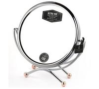Danielle Creations Magnifying Chrome Gold Vanity Mirror in Silver Danielle Creations Silver