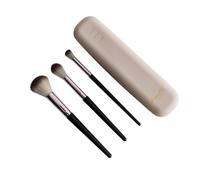 Danielle Creations Make-Up Brushes With Travel Silicone Case in Grey