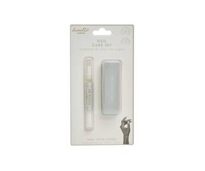 Danielle Creations Nail Care Set - Cuticle Oil & 4 In 1 Nail Buffer In White White