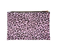Danielle Creations Pink Leopard Print Cosmetic Make Up Pouch Pink