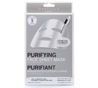 Danielle Creations Purifying Face Sheet 5 Pack In Grey Grey One Size