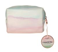Danielle Creations Small Boxy Pastel Cosmetic Make Up Bag Multi