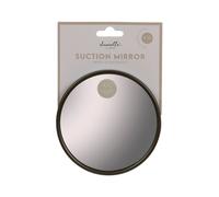 Danielle Creations Suction Round Make Up Mirror In Black Black One Size