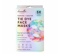 Danielle Creations Tie Dye Hyaluronic Acid Sheet Masks 5 Pack Gift Set Multi 5pk