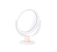 Danielle Creations White and Rose Gold Stem Vanity Mirror
