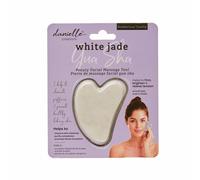 Danielle Creations White Jade Gua Sha Beauty Facial Massage Tool White