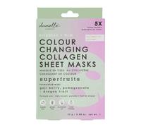 Danielle Creations Women's Collagen Sheet Masks 5 Pack in Green | Size: 5pk Danielle Creations Green 5pk