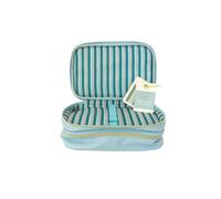 Danielle Creations Women's Double Zip Blue Vanity Case