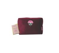 Danielle Creations Women's Large Burgundy Floral Cosmetic Bag Danielle Creations Burgundy