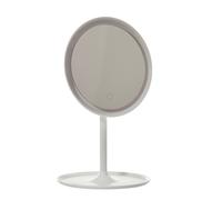 Danielle Creations Women's Round Backlit Tabletop Vanity Mirror White